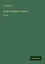 Anonymous: Lady Livingston's Legacy, Buch