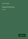 Henry Kingsley: Reginald Hetherege, Buch