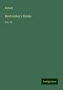 Riddell: Mortomley's Estate, Buch