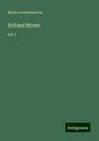 Marie Liechtenstein: Holland House, Buch