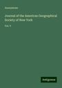 Anonymous: Journal of the American Geographical Society of New York, Buch