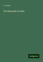 T. Jerdon: The Mammals of India, Buch