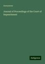 Anonymous: Journal of Proceedings of the Court of Impeachment, Buch