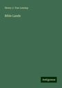 Henry J. Van-Lennep: Bible Lands, Buch