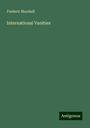 Frederic Marshall: International Vanities, Buch