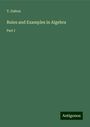 T. Dalton: Rules and Examples in Algebra, Buch