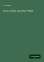 C. Furman: Divine Songs, and Other Poems, Buch