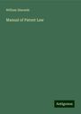 William Simonds: Manual of Patent Law, Buch