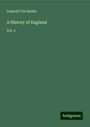 Leopold von Ranke: A History of England, Buch