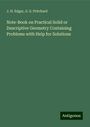 J. H. Edgar: Note-Book on Practical Solid or Descriptive Geometry Containing Problems with Help for Solutions, Buch