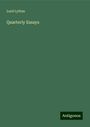 Lord Lytton: Quarterly Essays, Buch