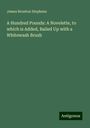 James Brunton Stephens: A Hundred Pounds: A Novelette, to which is Added, Bailed Up with a Whitewash Brush, Buch