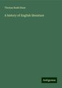 Thomas Budd Shaw: A history of English literature, Buch