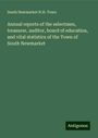 South Newmarket N. H. Town: Annual reports of the selectmen, treasurer, auditor, board of education, and vital statistics of the Town of South Newmarket, Buch