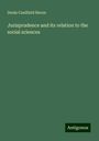 Denis Caulfield Heron: Jurisprudence and its relation to the social sciences, Buch