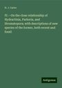 H. J. Carter: IV.¿On the close relationship of Hydractinia, Parkeria, and Stromatopora; with descriptions of new species of the former, both recent and fossil, Buch