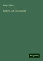 Mary E. Mellor: Isidore, and other poems, Buch