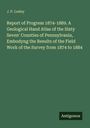 J. P. Lesley: Report of Progress 1874-1889. A Geological Hand Atlas of the Sixty Seven' Counties of Pennsylvania, Embodyng the Results of the Field Work of the Survey from 1874 to 1884, Buch