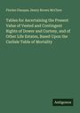 Florien Giauque: Tables for Ascertaining the Present Value of Vested and Contingent Rights of Dower and Curtesy, and of Other Life Estates, Based Upon the Carlisle Table of Mortality, Buch