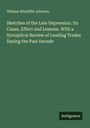 William Wickliffe Johnson: Sketches of the Late Depression. Its Cause, Effect and Lessons. With a Synoptical Review of Leading Trades During the Past Decade, Buch