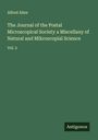 Alfred Allen: The Journal of the Postal Microscopical Society a Miscellany of Natural and Mikroscopial Science, Buch
