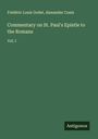 Frédéric Louis Godet: Commentary on St. Paul's Epistle to the Romans, Buch