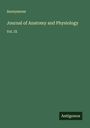 Anonymous: Journal of Anatomy and Physiology, Buch