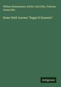 William Shakespeare: Some Well-known "Sugar'd Sonnets", Buch