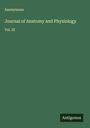 Anonymous: Journal of Anatomy and Physiology, Buch