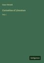 Isaac Disraeli: Curiosities of Literature, Buch