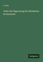 G. Stier: Ueber die Abgrenzung der Mundarten im Kurkreise, Buch