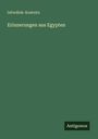 Isfordink-Kostnitz: Erinnerungen aus Egypten, Buch