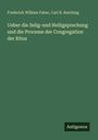 Frederick William Faber: Ueber die Selig-und Heiligsprechung und die Processe der Congregation der Ritus, Buch