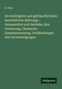 R. Palm: Die wichtigsten und gebräuchlichsten menschlichen Nahrungs-, Genussmittel und Getränke, ihre Gewinnung, Chemische Zusammensetzung, Verfälschungen und Verunreinigungen, Buch
