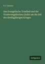 B. C. Roosen: Das Evangelische Trostlied und der Trostevangelischen Liedes um die Zeit des dreißigjährigen Krieges, Buch