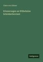 Claire Von Glümer: Erinnerungen an Wilhelmine SchröderDevrient, Buch
