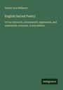 Robert Aris Willmott: English Sacred Poetry, Buch