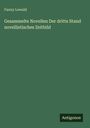 Fanny Lewald: Gesammelte Novellen Der dritte Stand novellistisches Zeitbild, Buch