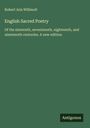 Robert Aris Willmott: English Sacred Poetry, Buch