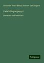 Alexander Henry Rhind: Zwie bilingue papyri, Buch