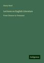 Henry Reed: Lectures on English Literature, Buch