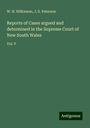 W. H. Wilkinson: Reports of Cases argued and determined in the Supreme Court of New South Wales, Buch