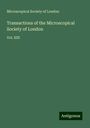 Microscopical Society Of London: Transactions of the Microscopical Society of London, Buch