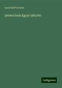 Lucie Duff Gordon: Letters from Egypt 1863/65, Buch