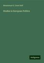 Mountstuart E. Grant Duff: Studies in European Politics, Buch