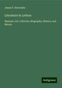 James P. Holcombe: Literature in Letters, Buch