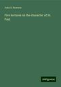 John S. Howson: Five lectures on the character of St. Paul, Buch