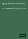 Jean Paul: The Campaner Thal, and other Writings, Buch