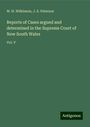 W. H. Wilkinson: Reports of Cases argued and determined in the Supreme Court of New South Wales, Buch