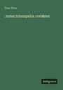 Hans Blum: Junius: Schauspiel in vier Akten, Buch